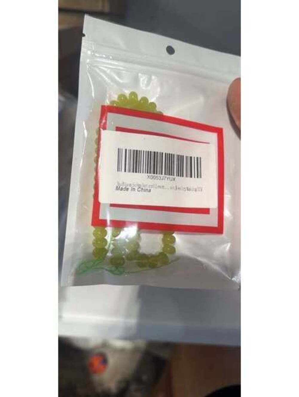 NhaBloom 5x8mm Natural Lemon Jewelry Making DIY Beads